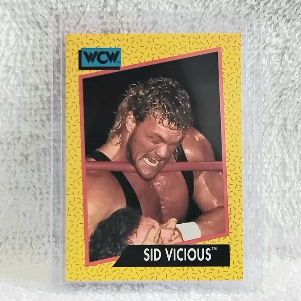 5/$20 Excellent 1991 Impel Sid Vicious WCW Wrestling Card 29!!